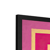 Eye of Harmony: Where Realism Meets Geometric Dreamscapes Budget Framed Poster