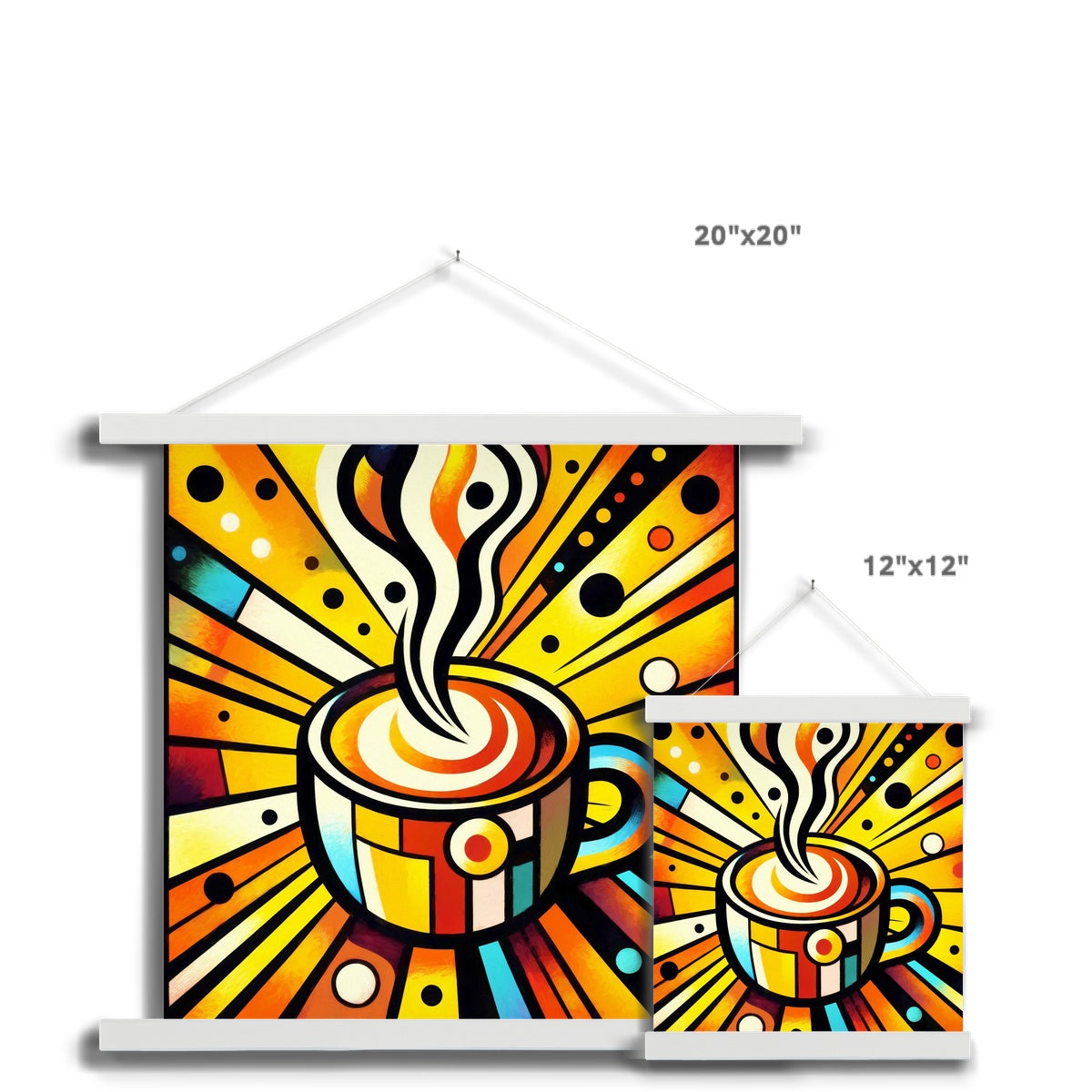 Energising Espresso  Fine Art Print with Hanger