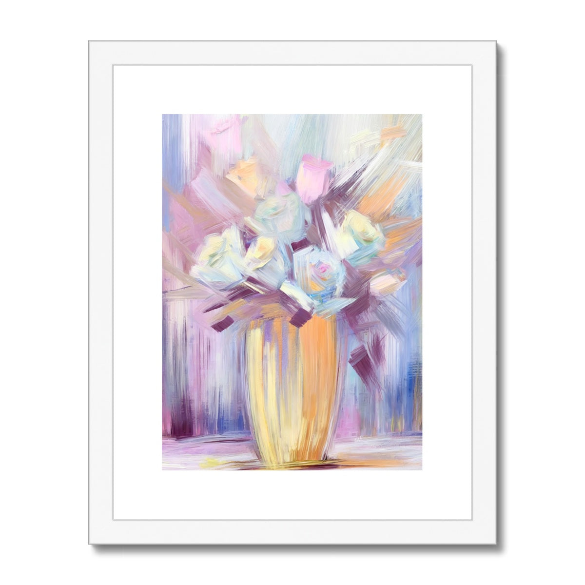 Abstract Blooms #25 Framed & Mounted Print