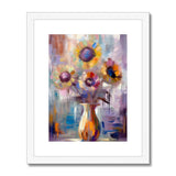 Abstract Blooms #01 Framed & Mounted Print