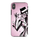 Viva La Diva: A Ballet of Blush and Boldness Against Rose-Colored Skies Tough Phone Case