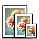 A Burst of Colour: Immerse Yourself in Floral Joy Framed & Mounted Print