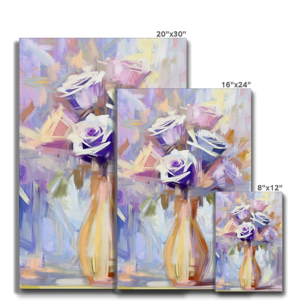 Abstract Blooms #22 Eco Canvas