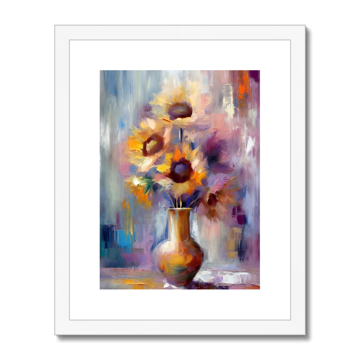 Abstract Blooms #02 Framed & Mounted Print