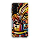 Caffeinated Cityscape Eco Phone Case