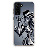 Viva La Diva: Where Shadows Dance in Shades of Silver Eco Phone Case