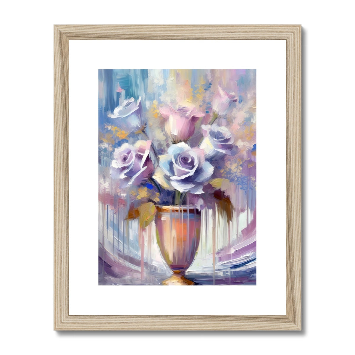 Abstract Blooms #17 Framed & Mounted Print