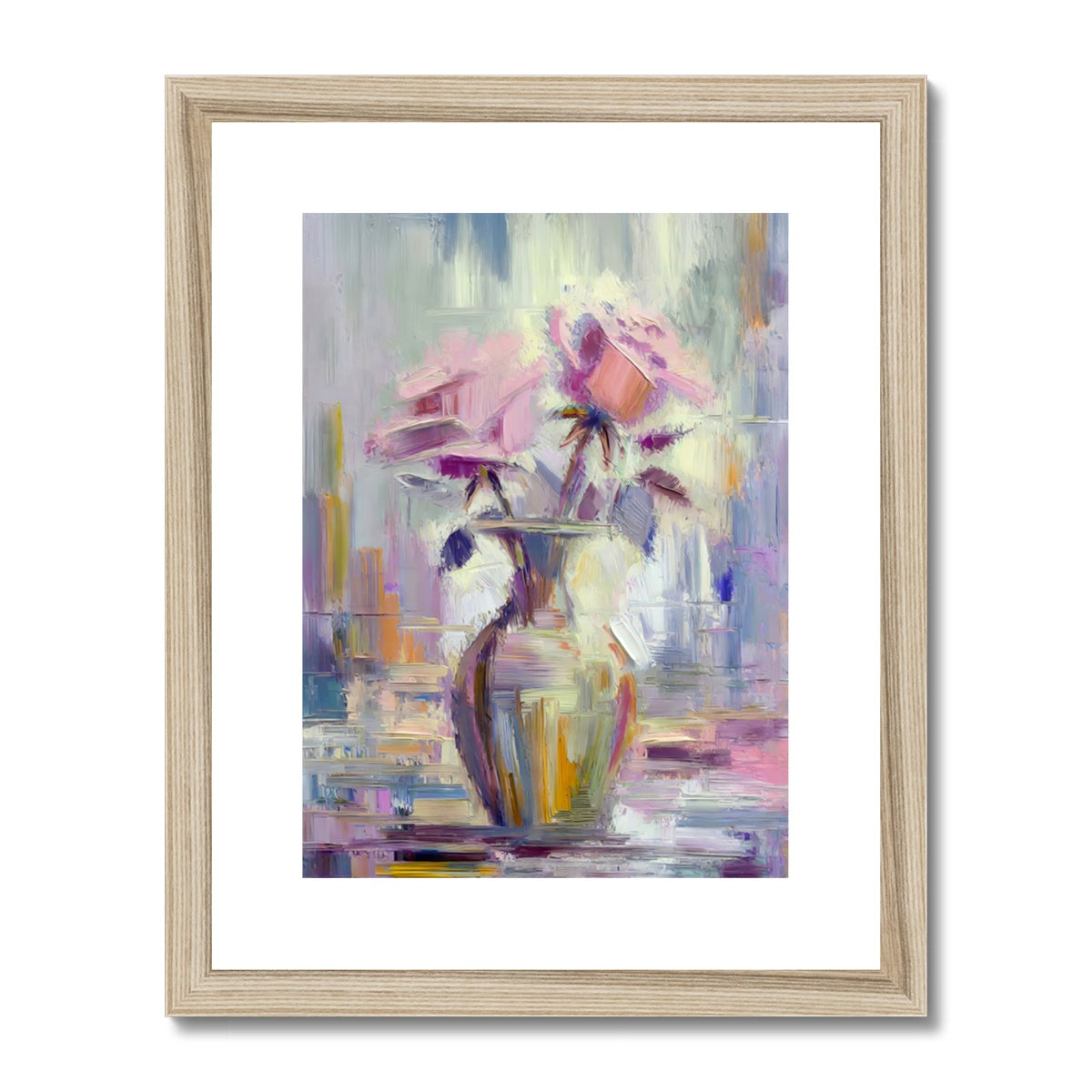 Abstract Blooms #08 Framed & Mounted Print