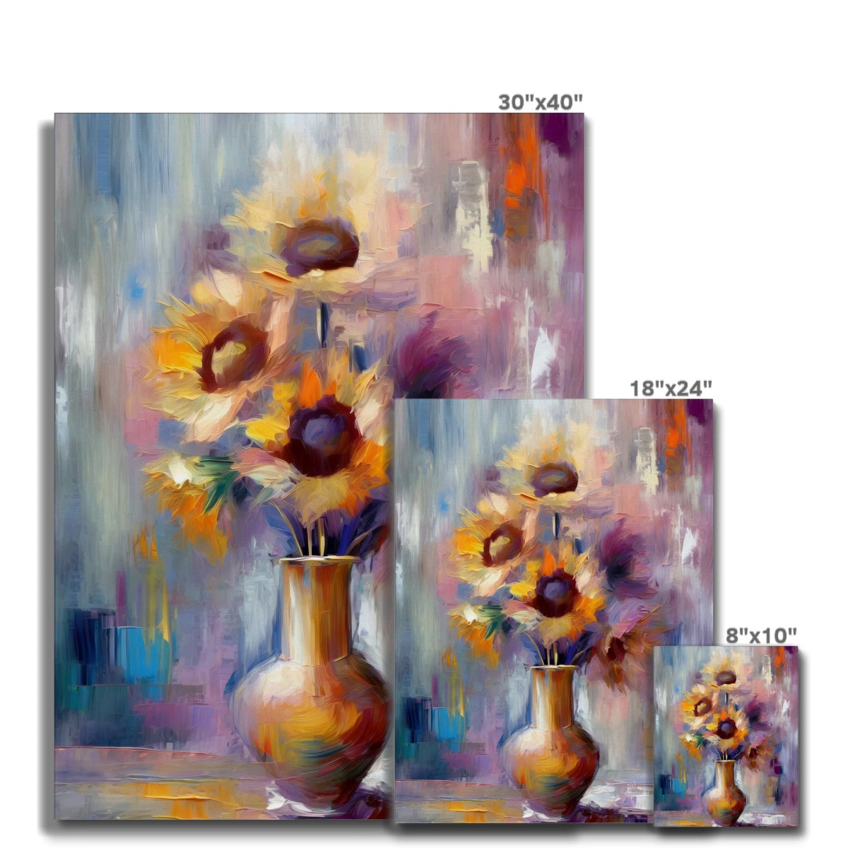 Abstract Blooms #02 Canvas