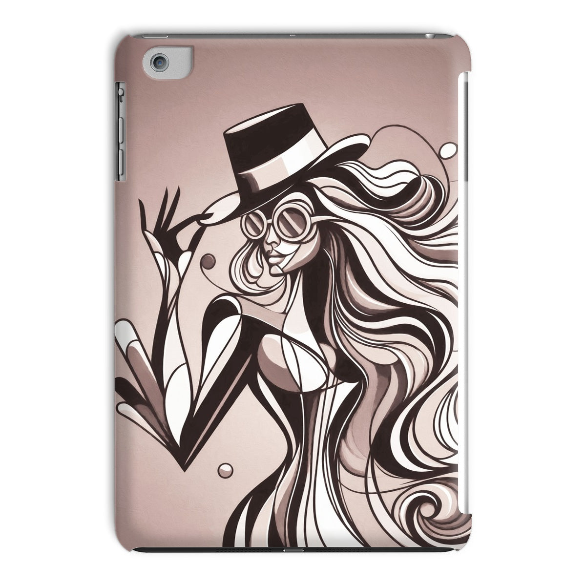 Viva La Diva: Where Earth Tones Whisper Confidence Tablet Cases