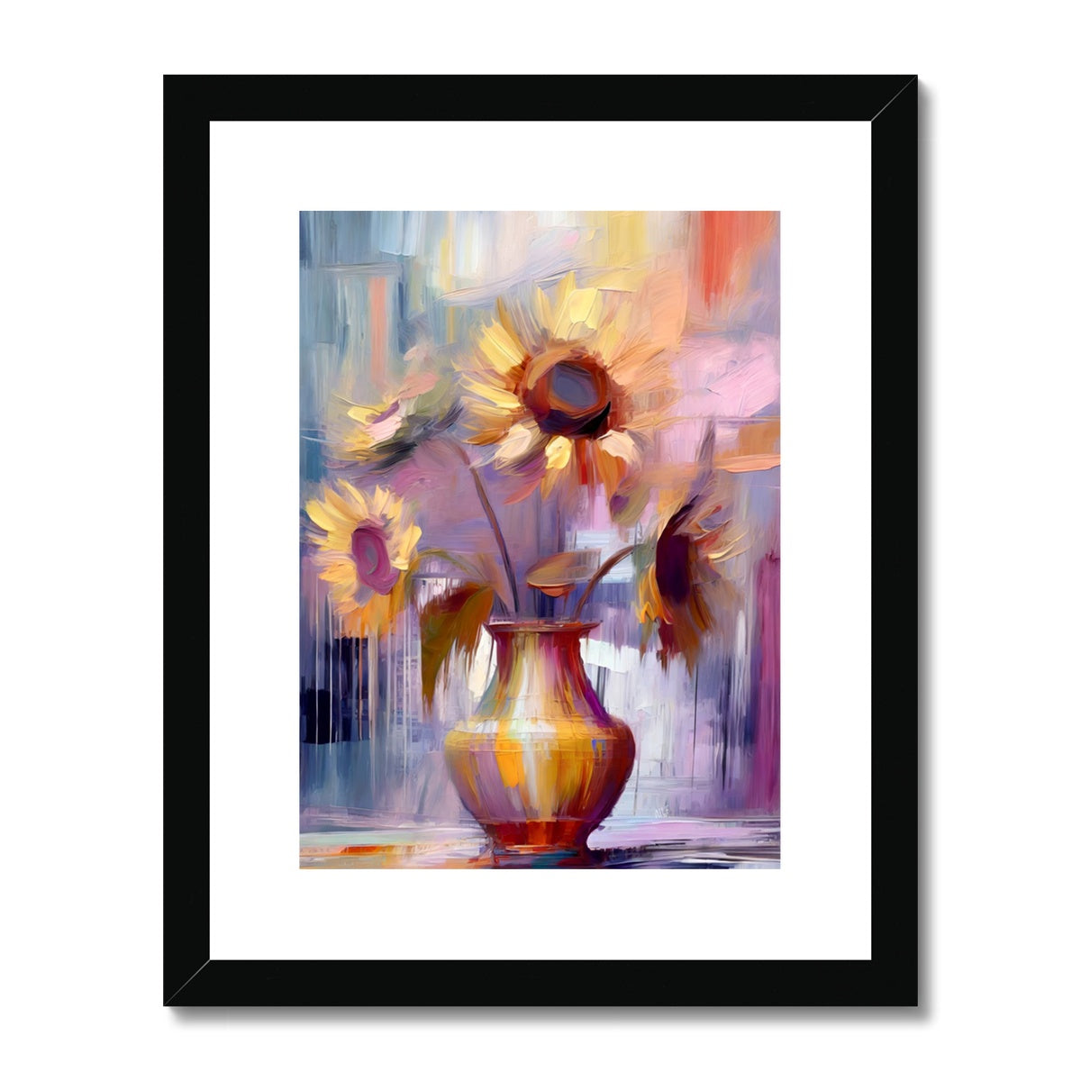 Abstract Blooms #07 Framed & Mounted Print