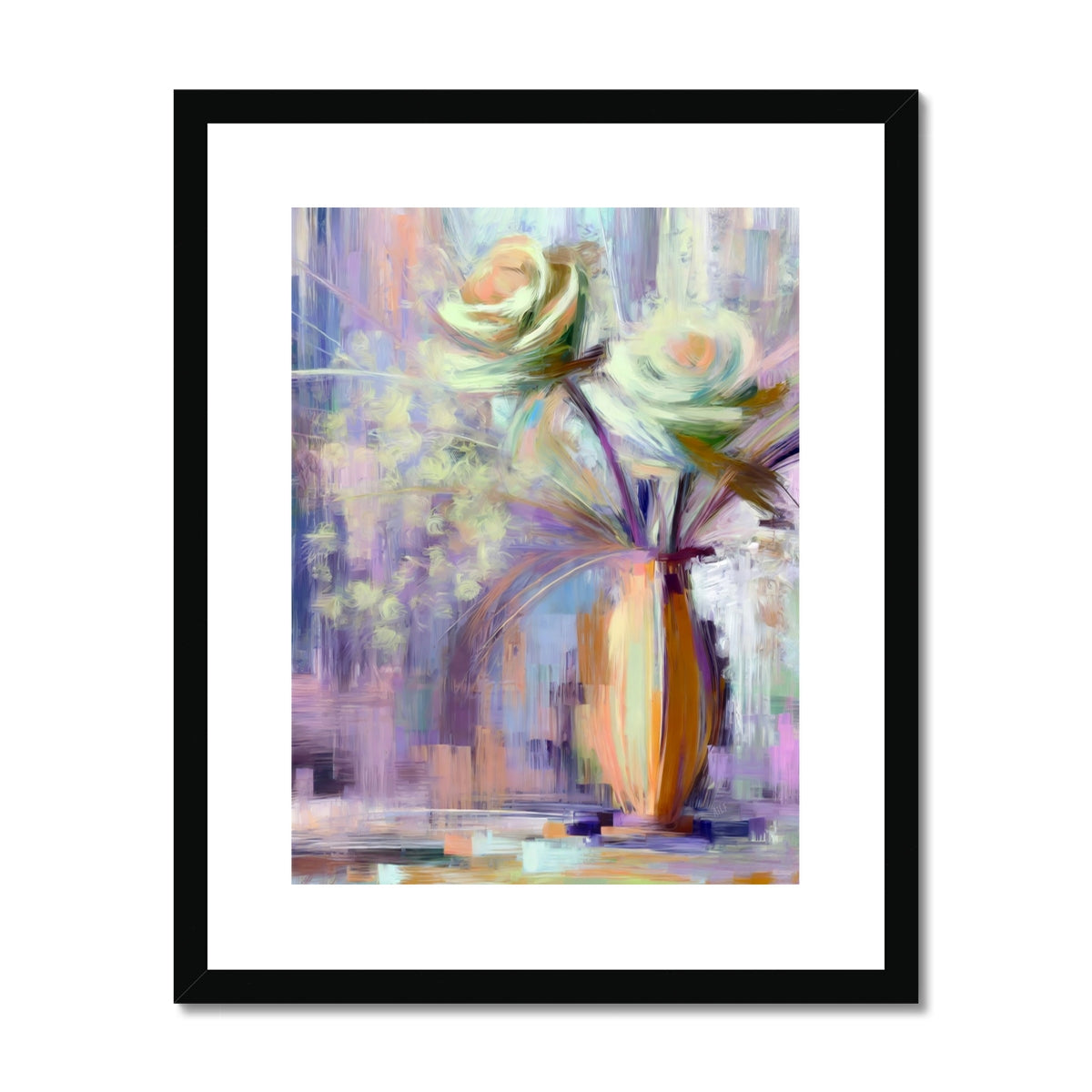 Abstract Blooms #21 Framed & Mounted Print