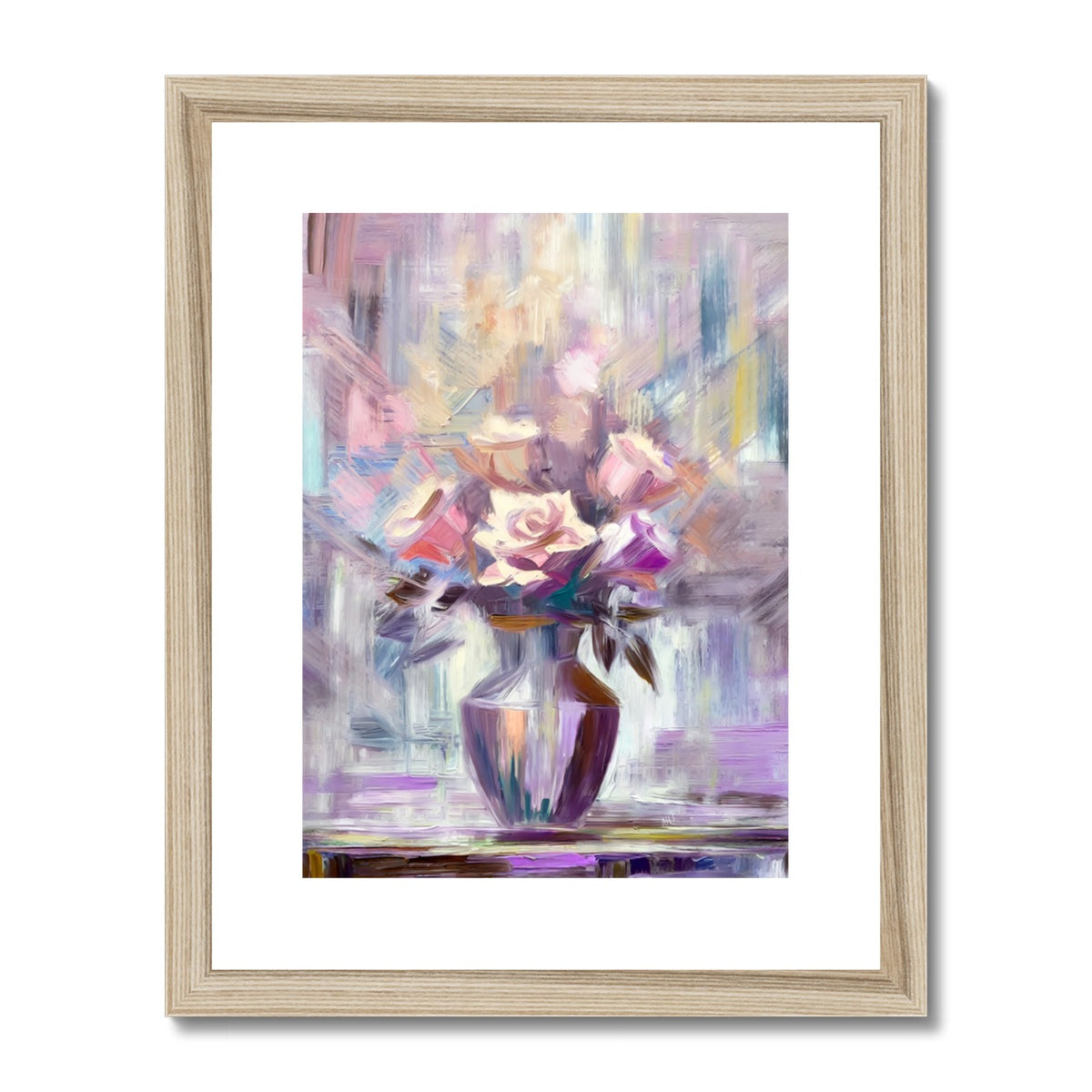 Abstract Blooms #30 Framed & Mounted Print