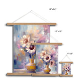 Abstract Blooms #04 Fine Art Print with Hanger