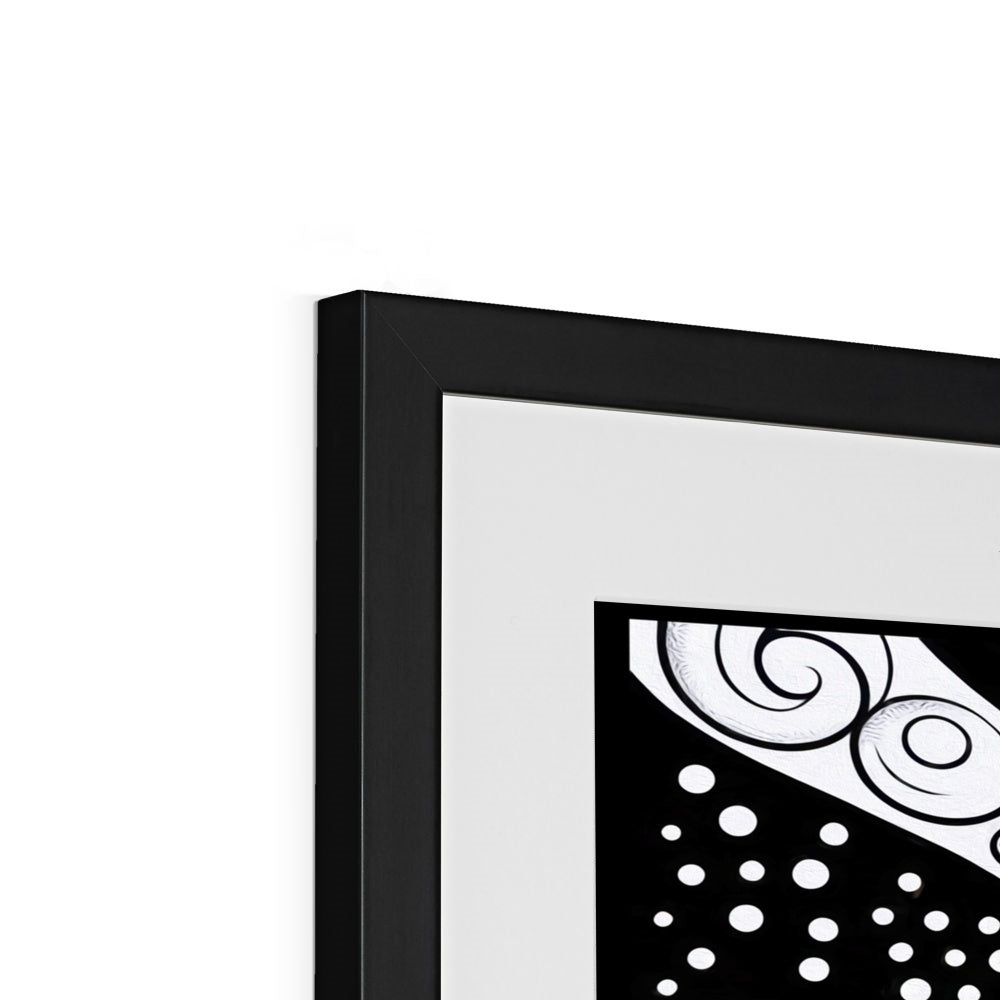 Caffeinated Masquerade Framed & Mounted Print