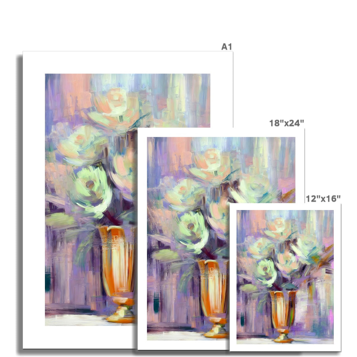 Abstract Blooms #20 Wall Art Poster