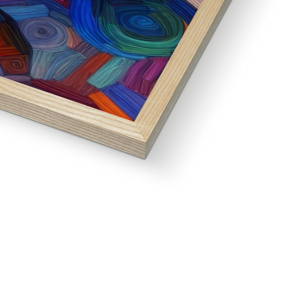 Roses Reimagined Budget Framed Poster