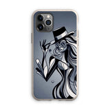 Viva La Diva: Where Shadows Dance in Shades of Silver Eco Phone Case