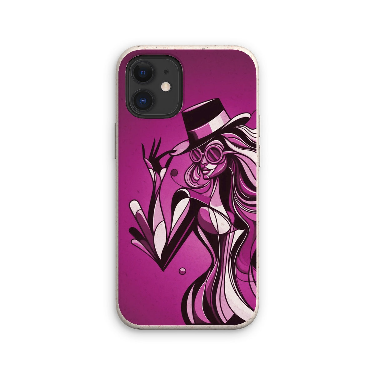 Viva La Diva: Where Amethyst Dreams Dance in a Symphony of Purples Eco Phone Case