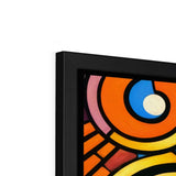 Caffeinated Cityscape Budget Framed Poster