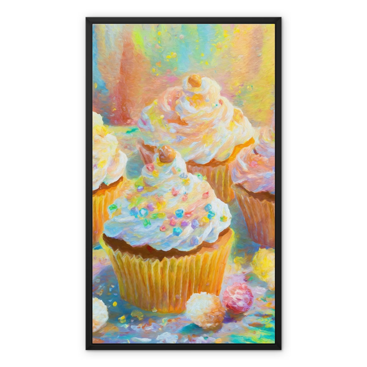 Sprinkles of Sweetnes Framed Canvas
