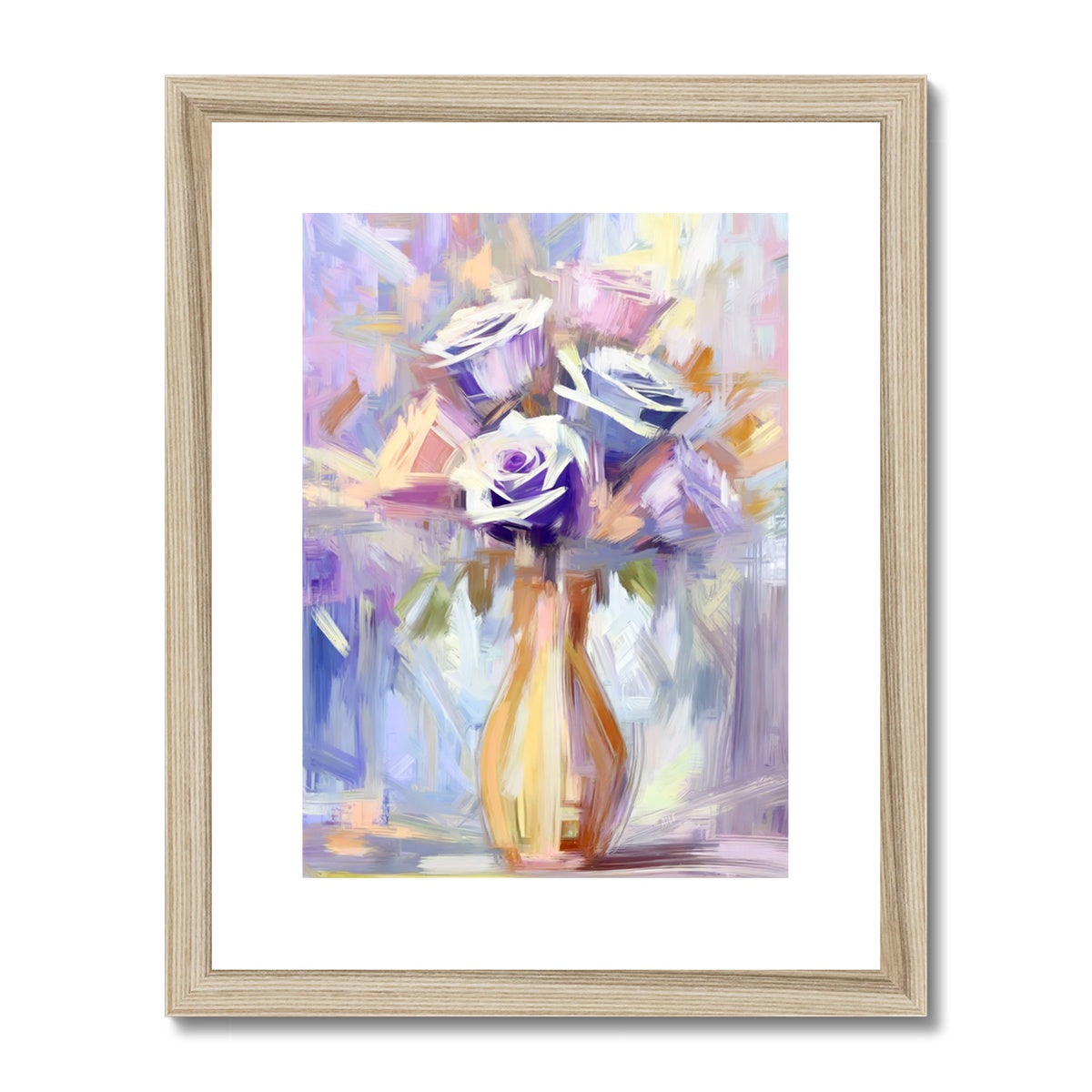 Abstract Blooms #22 Framed & Mounted Print