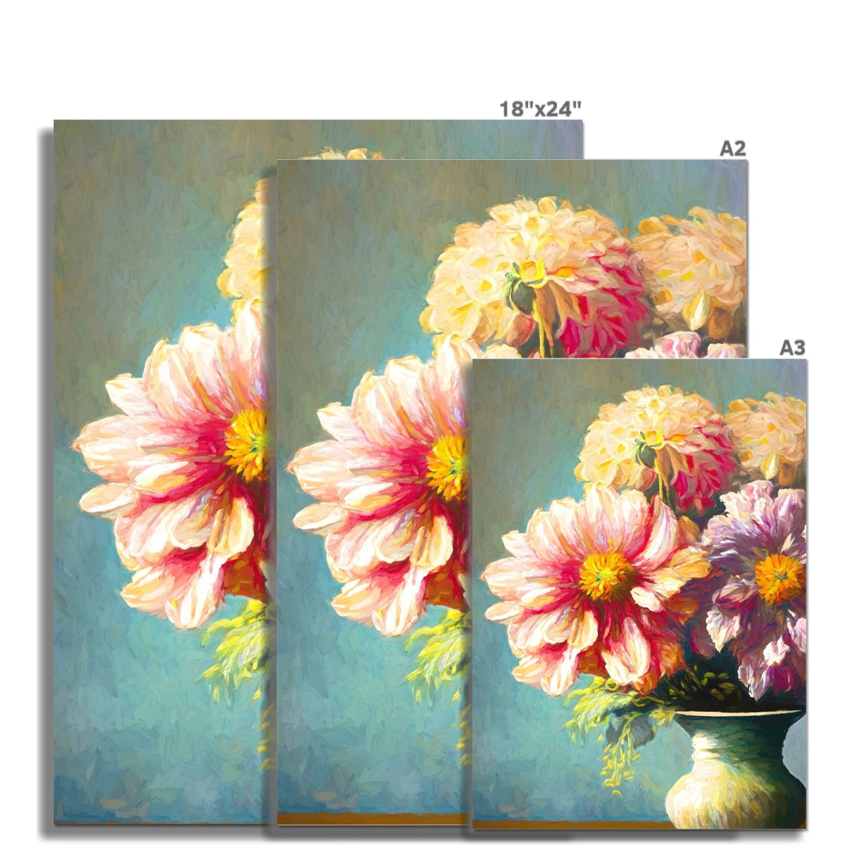 A Burst of Colour: Immerse Yourself in Floral Joy Wall Art Poster