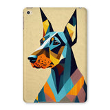 Prismatic Dobe: A Geometric Portrait in Motion Tablet Cases