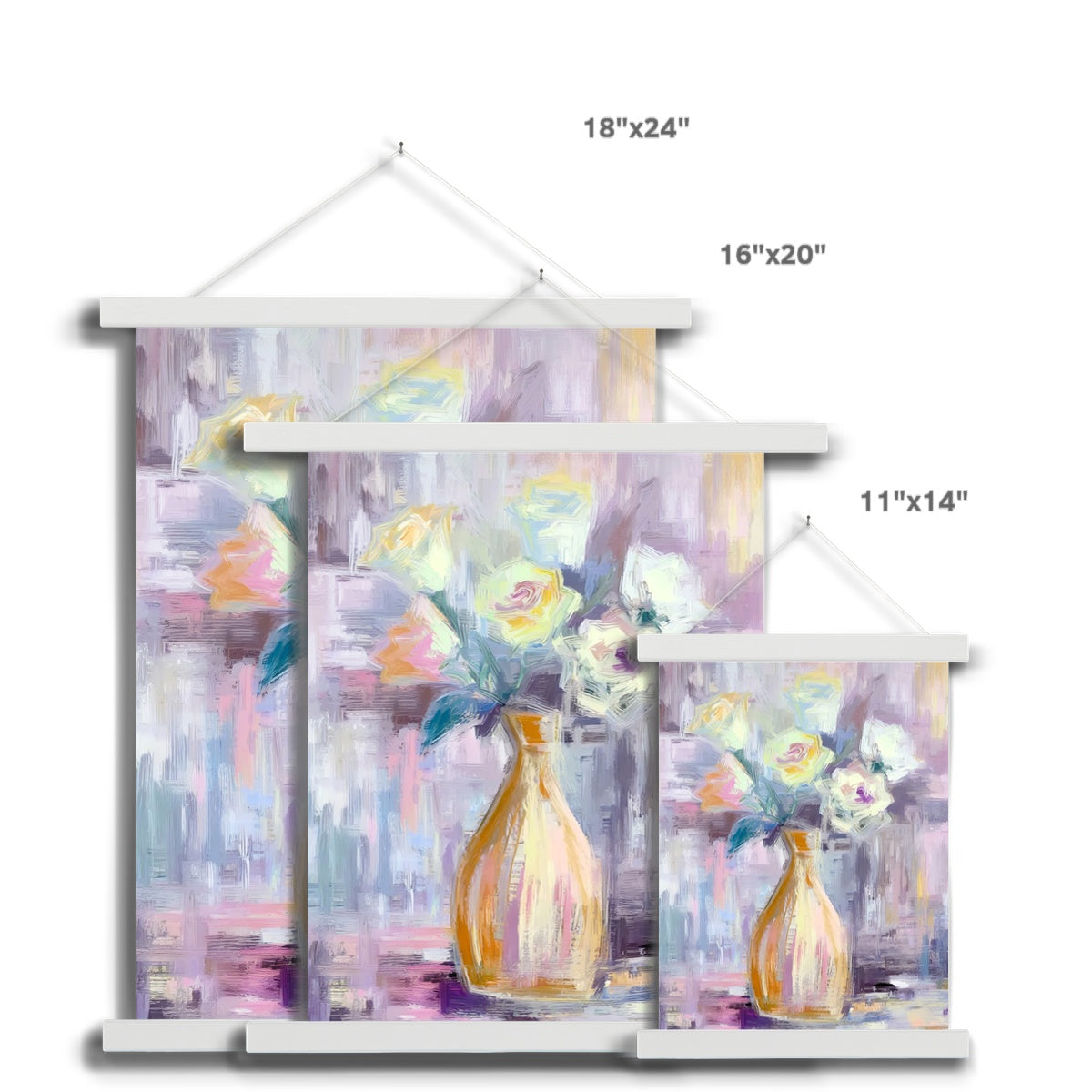 Abstract Blooms #26 Fine Art Print with Hanger