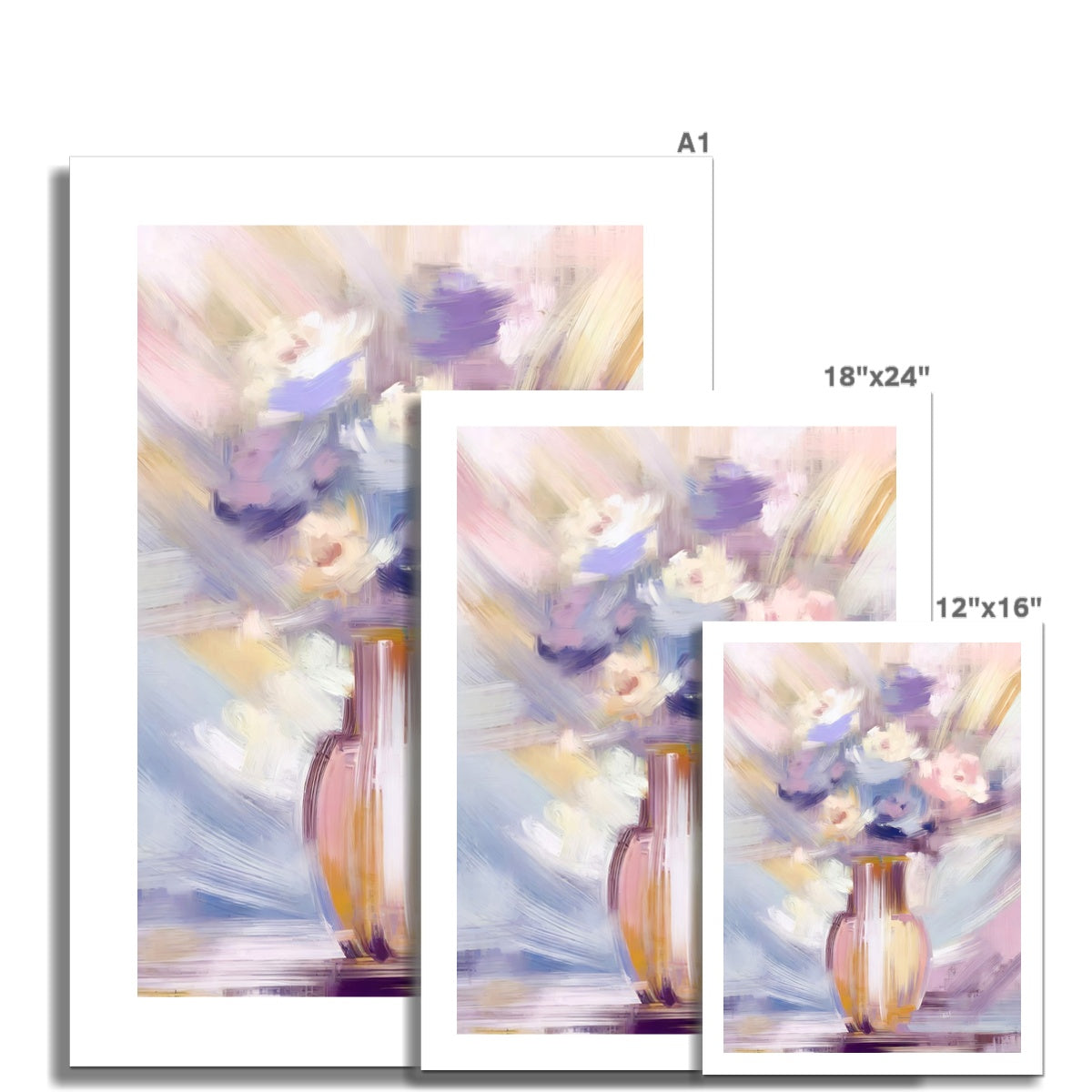 Abstract Blooms #16 Wall Art Poster