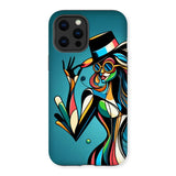 Viva La Diva: Where Confidence Meets Abstract Whirl Tough Phone Case