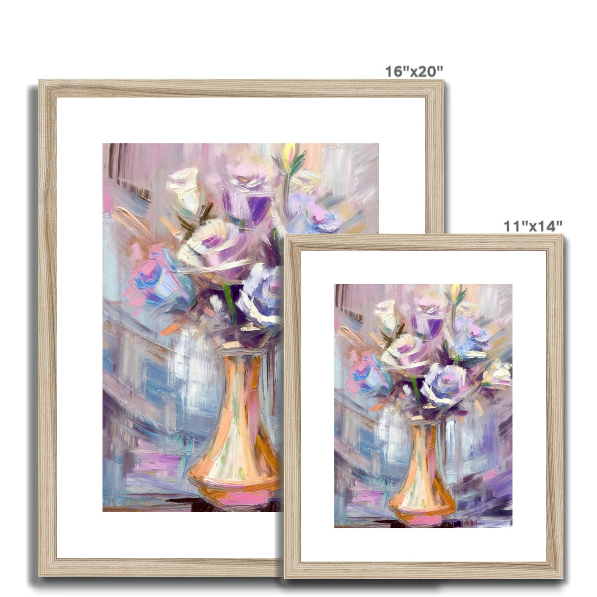 Abstract Blooms #23 Framed & Mounted Print