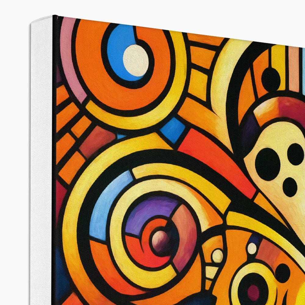 Caffeinated Cityscape Canvas
