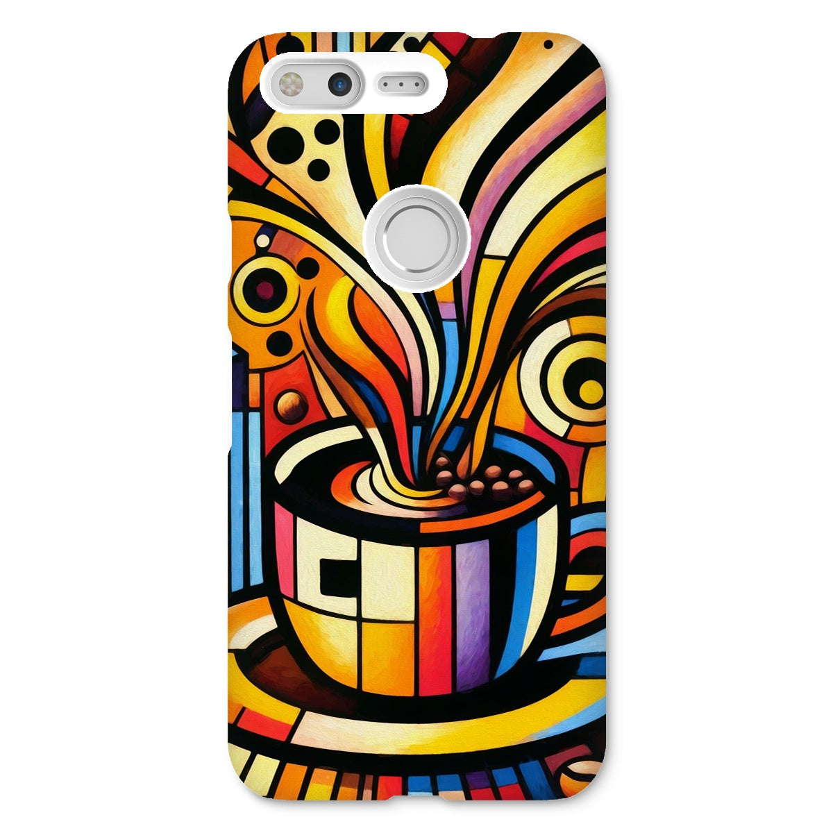 Caffeinated Cityscape Snap Phone Case