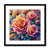 Roses Reimagined Framed & Mounted Print