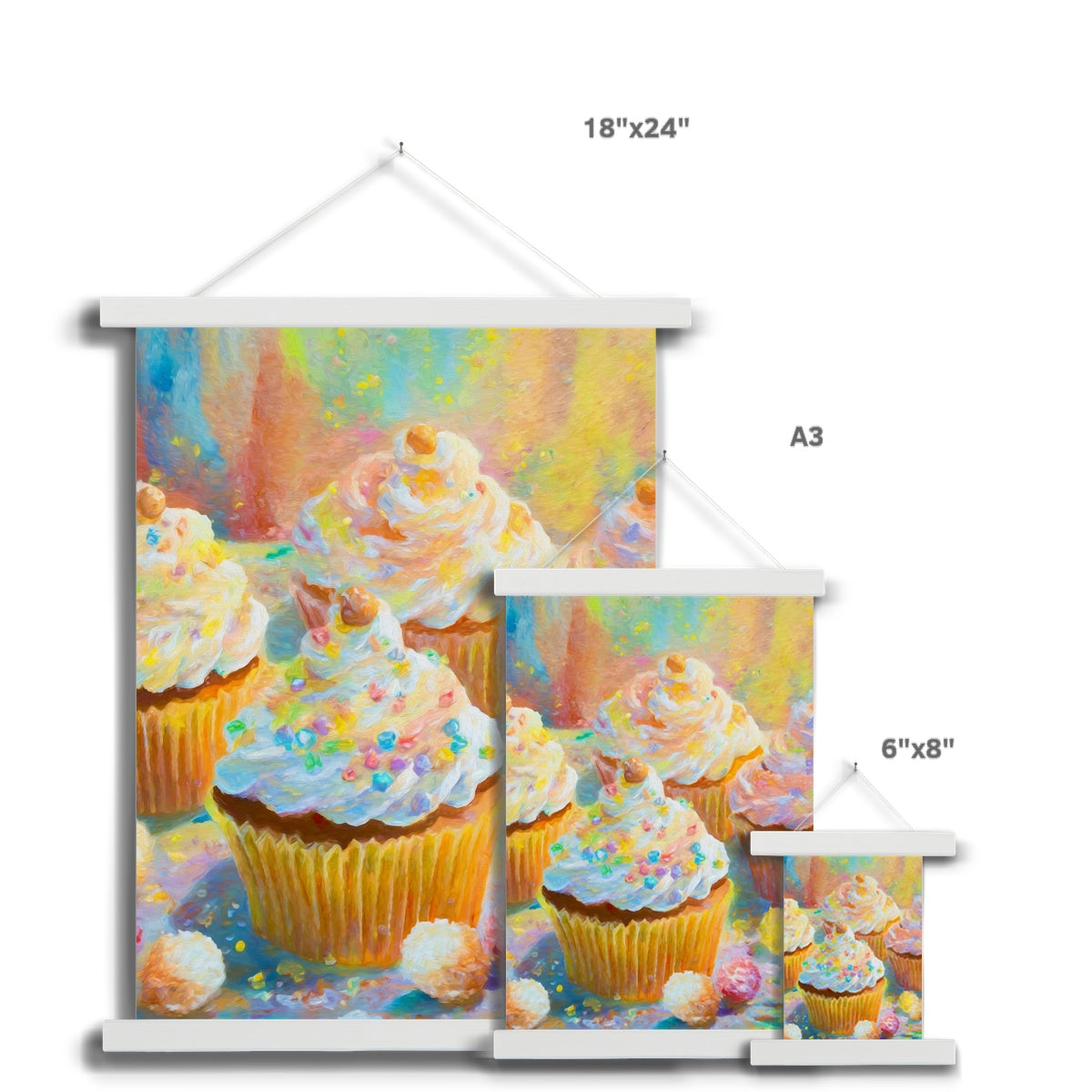 Sprinkles of Sweetnes Fine Art Print with Hanger