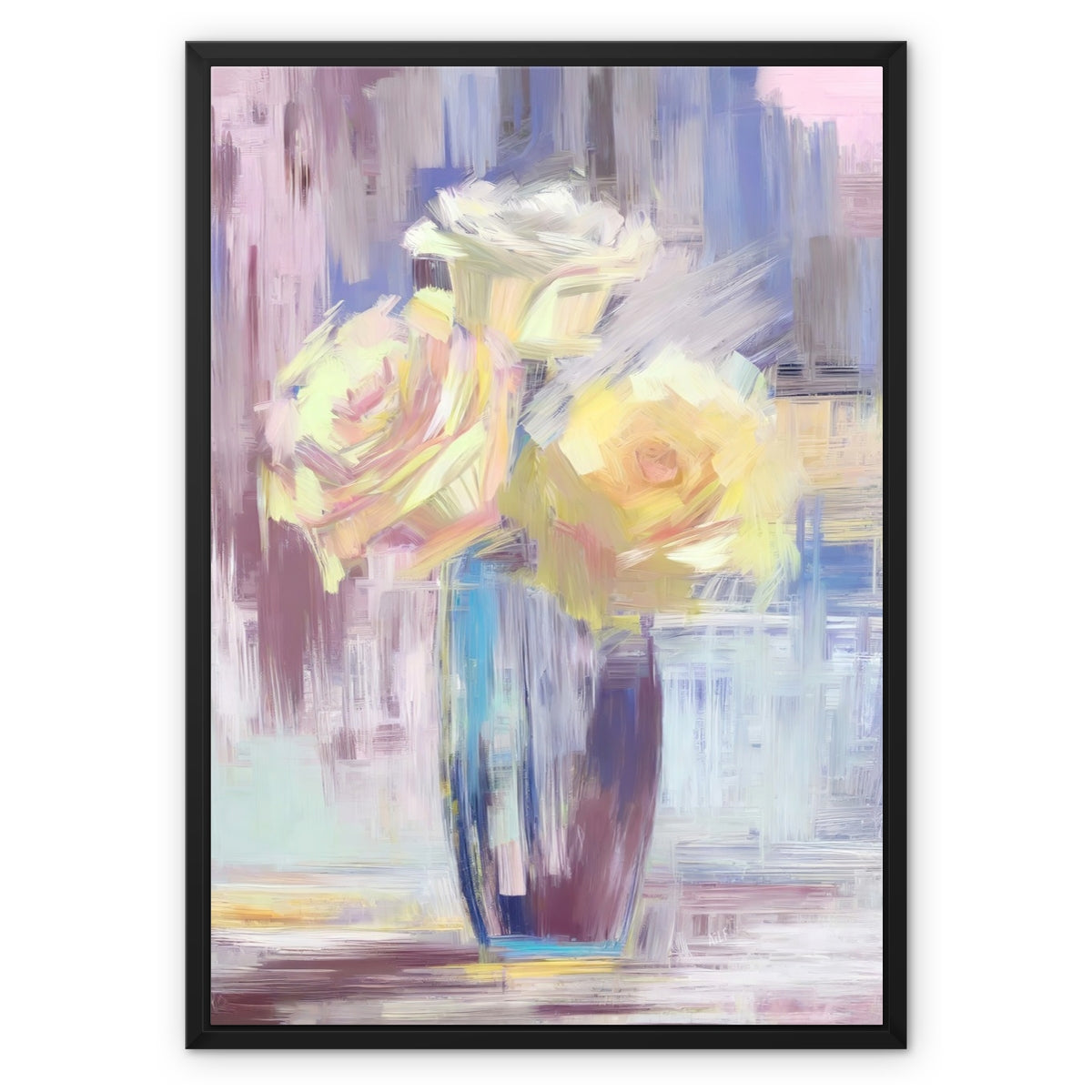 Abstract Blooms #31 Framed Canvas