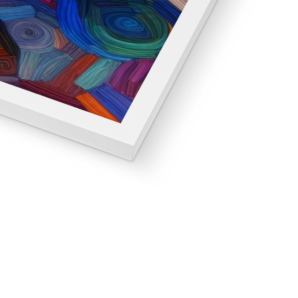 Roses Reimagined Budget Framed Poster