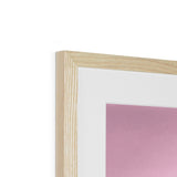 Viva La Diva: A Ballet of Blush and Boldness Against Rose-Colored Skies Framed & Mounted Print