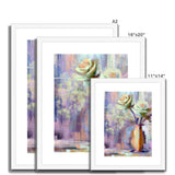 Abstract Blooms #21 Framed & Mounted Print
