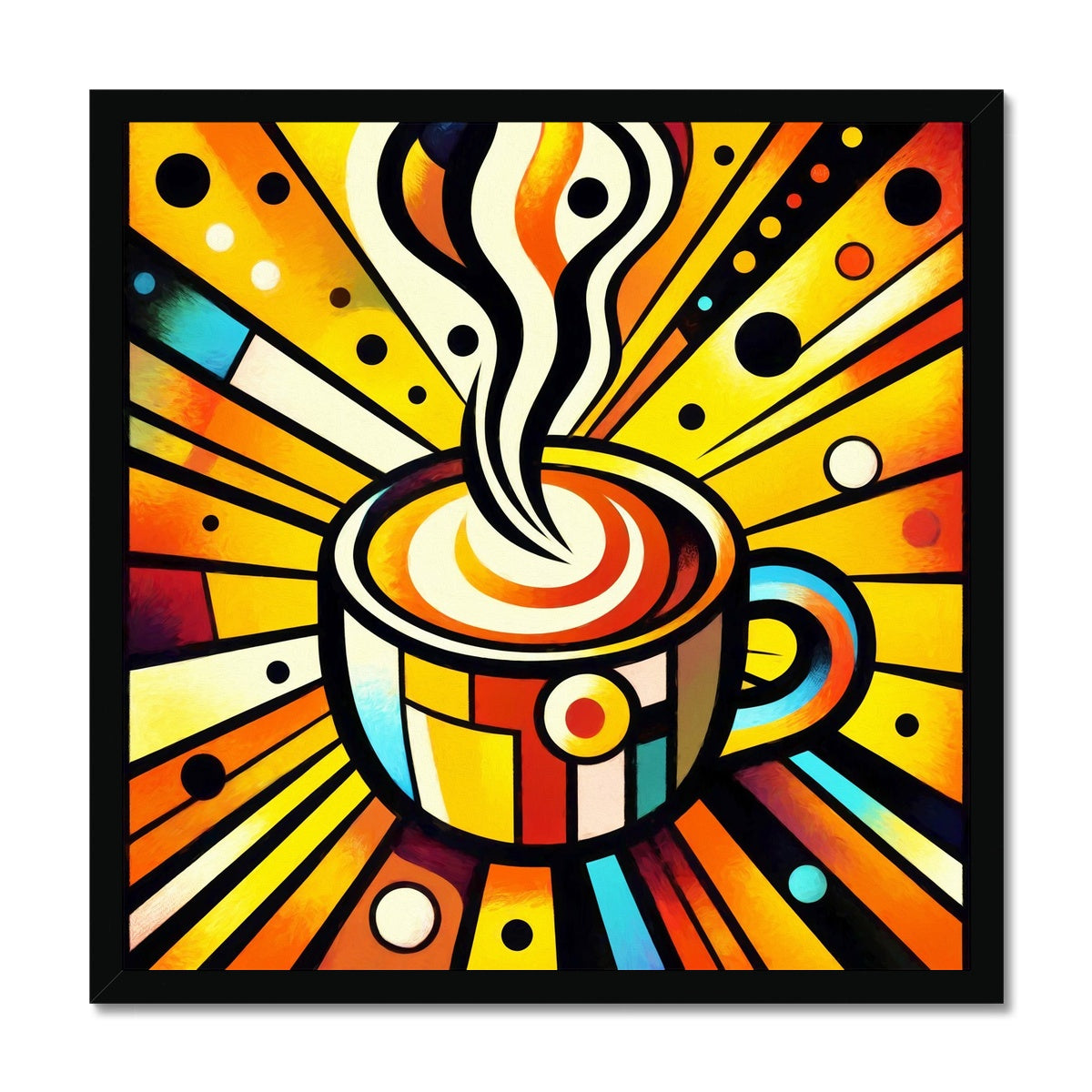 Energising Espresso  Budget Framed Poster