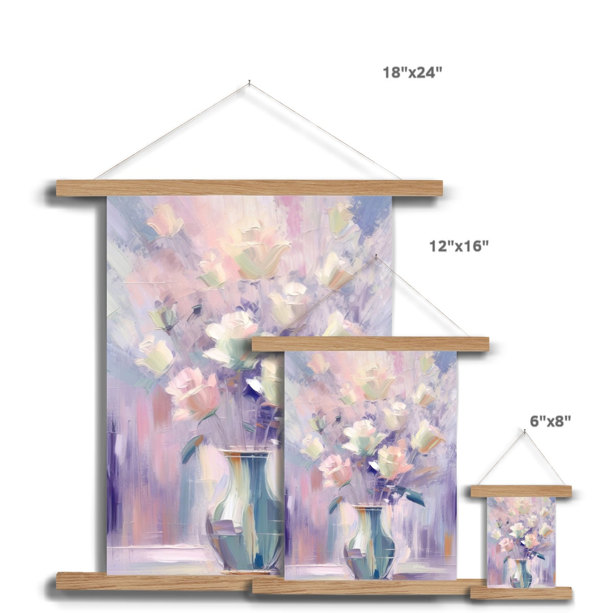 Abstract Blooms #13 Fine Art Print with Hanger