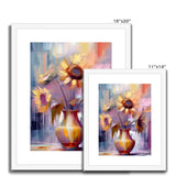 Abstract Blooms #07 Framed & Mounted Print
