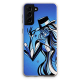 Viva La Diva: Where Moonlight Dances in Shades of Sapphire Eco Phone Case