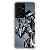 Viva La Diva: Where Shadows Dance in Shades of Silver Eco Phone Case