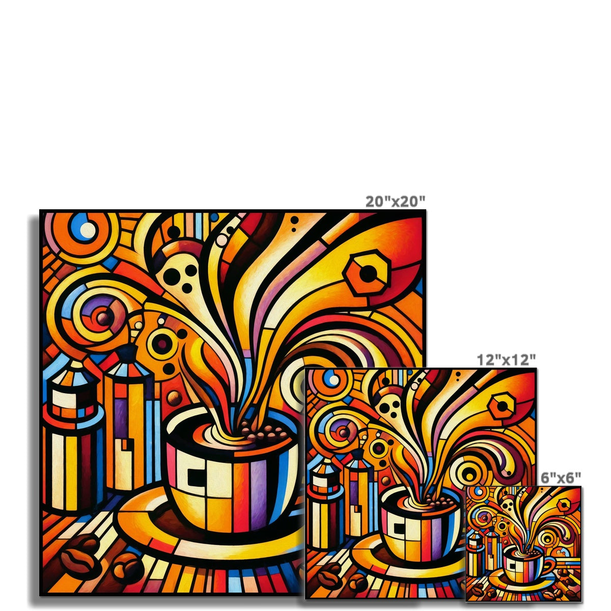 Caffeinated Cityscape Fine Art Print