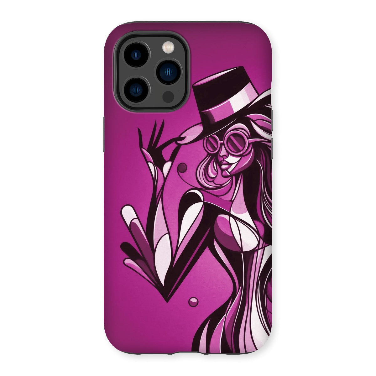 Viva La Diva: Where Amethyst Dreams Dance in a Symphony of Purples Tough Phone Case