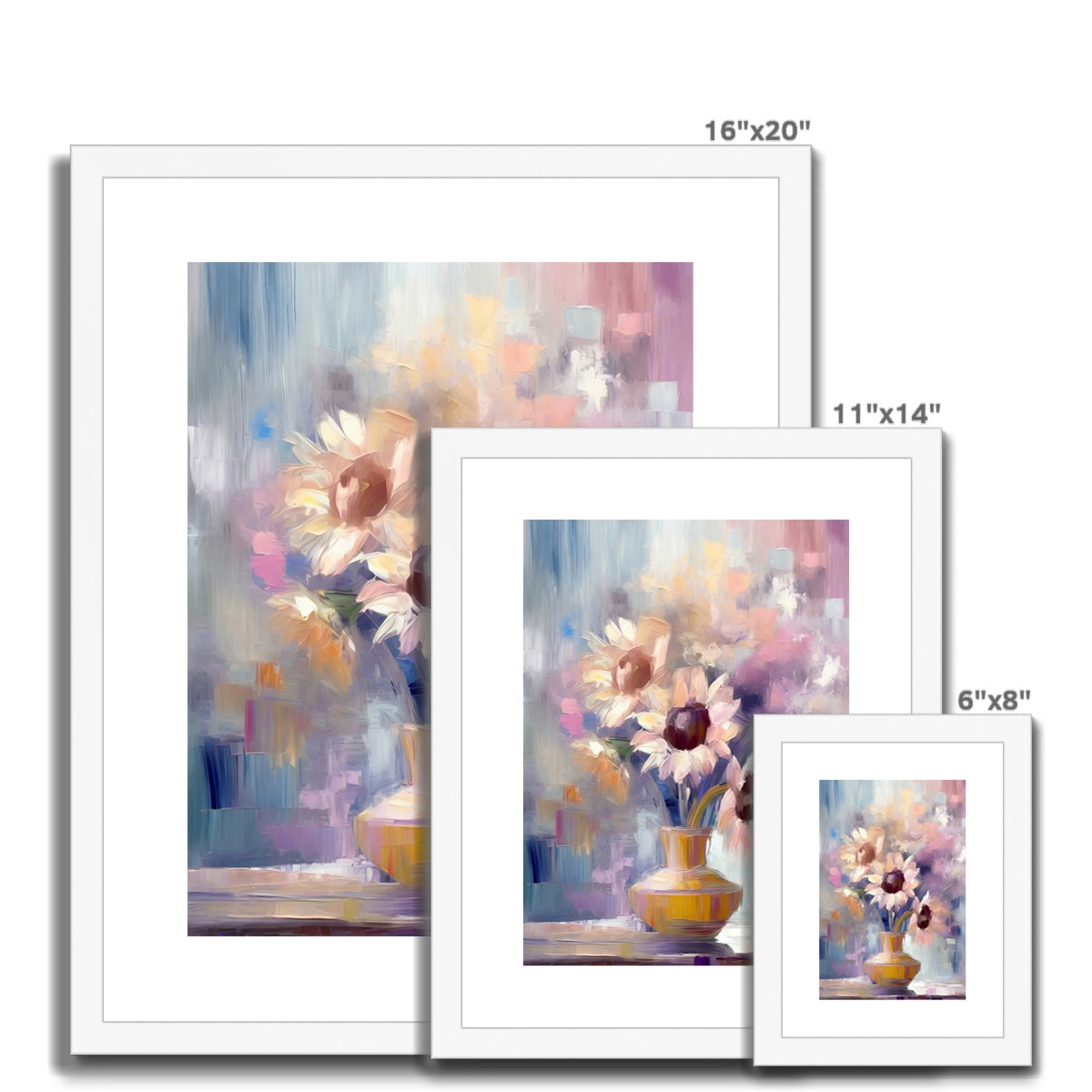 Abstract Blooms #04 Framed & Mounted Print