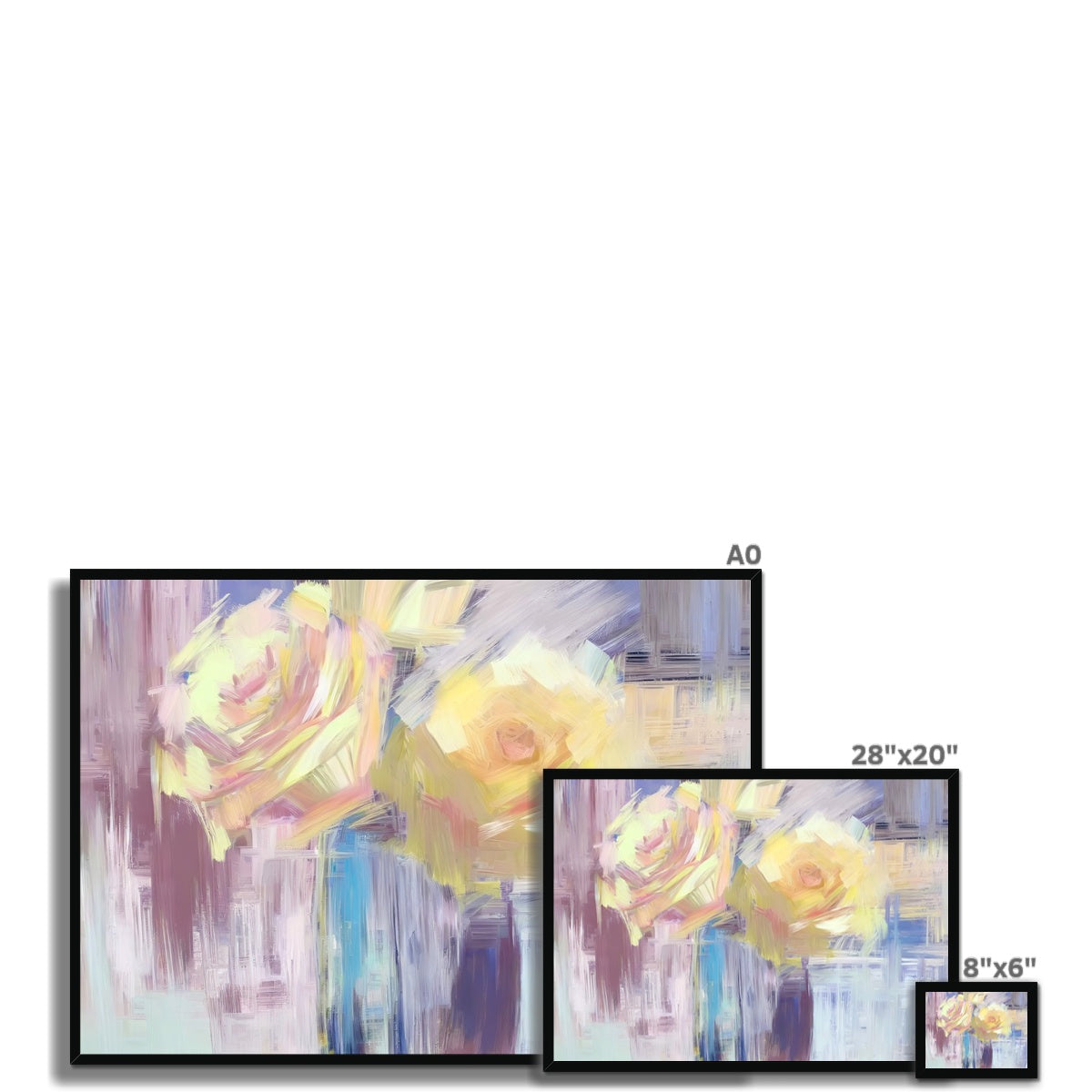 Abstract Blooms #31 Framed Print