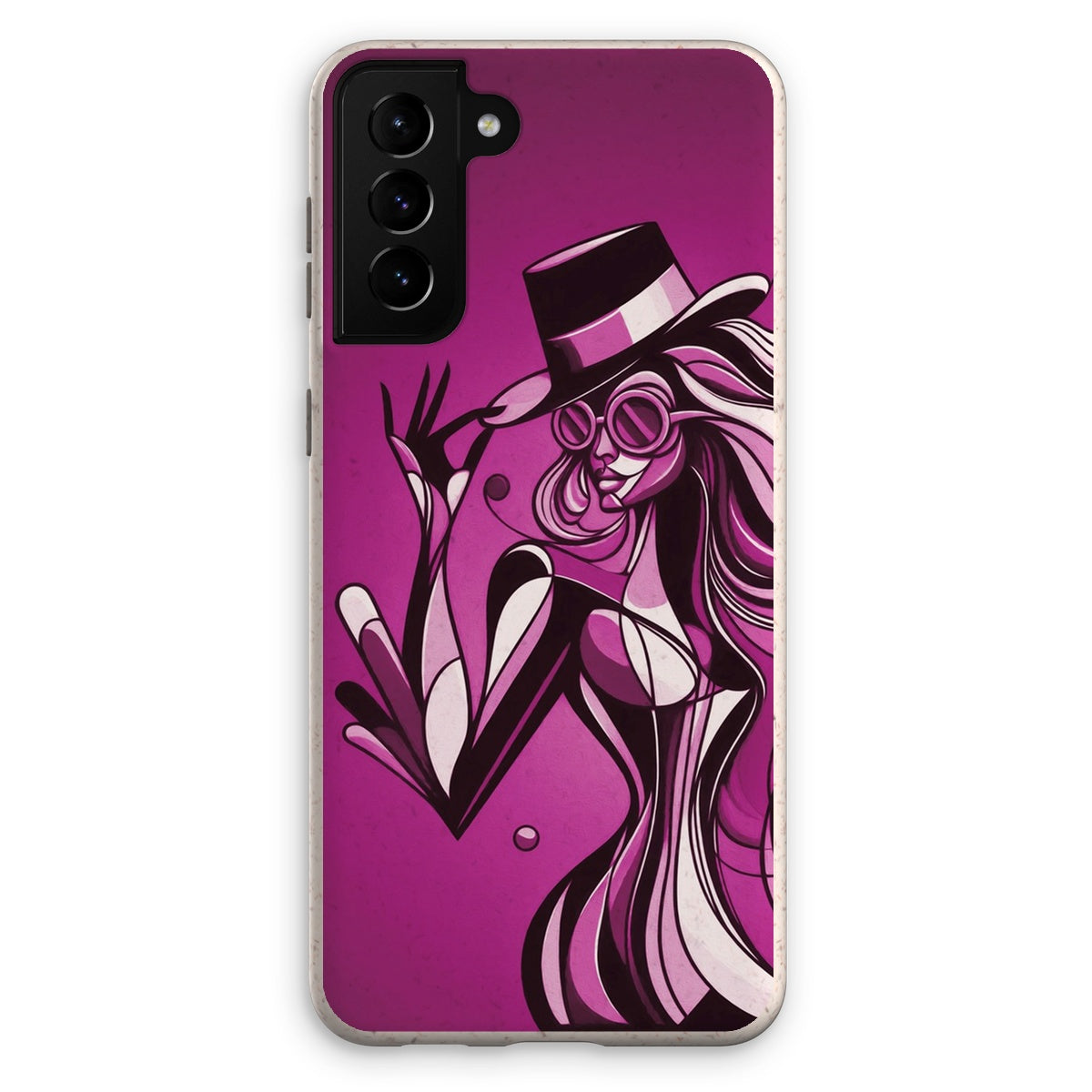 Viva La Diva: Where Amethyst Dreams Dance in a Symphony of Purples Eco Phone Case
